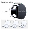 thumbnail image 2 of LED Light Blocking Stickers, Smart Glasses Accessories, Reusable Anti-Glare Shield For Eyewear, Blackout LED Blocking Cover Light Blocker Covers for Glasses, Press-On Design(Black-6pcs,0.2x0.2"), 2 of 8