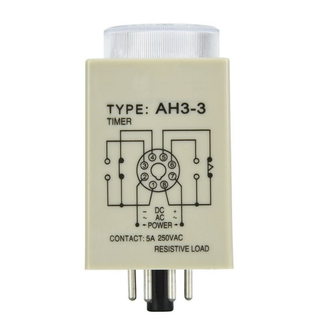 30S DC12V DC24V AC110V AC220V 35mm Din-Rail 30s Delay Range Time Relay Timer Switch Mechanical Equipment To Delay Component For Industrial Automation System