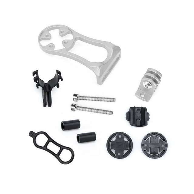 Mountain Bikes Handle Bar Computer Extension Holders Replacement Speedometer Odometer Bracket Mount Extender Replacing Parts Silver