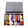 thumbnail image 2 of segolike 14 Pieces 6 Faceted Stones with Gift Box Gift Set Stones Set for Yoga, 2 of 9