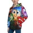 thumbnail image 2 of Lsque inside out 2 Patten Youth Hoodie Sweatshirt Pullover with Kangaroo Pocket Boys and Girls Hoodie Warm Hoodie for Kids, 2 of 8