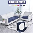 thumbnail image 2 of CAROOTU Solid Color Thicken Elastic Sofa Seat Cushion Cover Furniture Protector Corn, 2 of 5