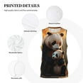 thumbnail image 3 of Sikiie Maple Forest Panda Basketball Jersey Reversible Men's Mesh Athletic Sports Shirts Training Practice S-4XLXX-Large, 3 of 6