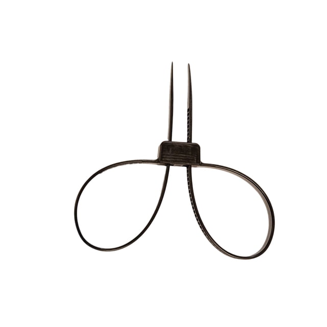 Ounissouiy Flex Cuffs Heavy Duty Doble hebilla Desechable Zip Tie Esposas Cable Esposas Trabajo de seguridad Comercial al aire libre Almacenamiento y organización del hogar