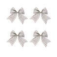thumbnail image 2 of zhmrfg Christmas Plaid Bow Decoration 4 Pack Gift Box Ribbons Elegant Checkered Bows Polyester Fabric Christmas Tree Ornament Holiday Party Favors for Wreath Front Door Wedding Home Decor, 2 of 6