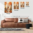 thumbnail image 5 of Happy Thanksgiving Golden Retriever Give Thanks Fall Beanie Scarf Welcome Vertical Matte Canvas Poster Goldens Dog Lover Gifts Idea Wall Art Home Decor - 00020, 5 of 5