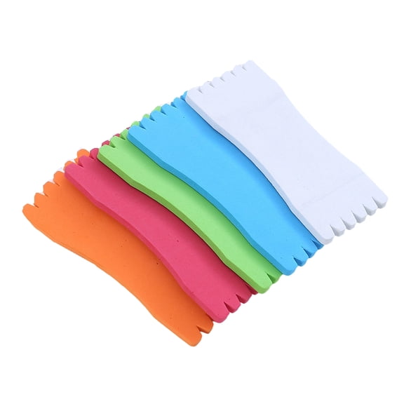 5Pcs Spool Fishing Line Board Leader Line Storage Holder Fishing Line Winding Board Snelled Hook Keeper (Random Color)