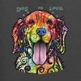 thumbnail image 5 of Wild Bobby Dean Russo Golden Retriever Is Love Dog Is Love Dog Lover Men Long Sleeve Shirt, Charcoal, Large, 5 of 5