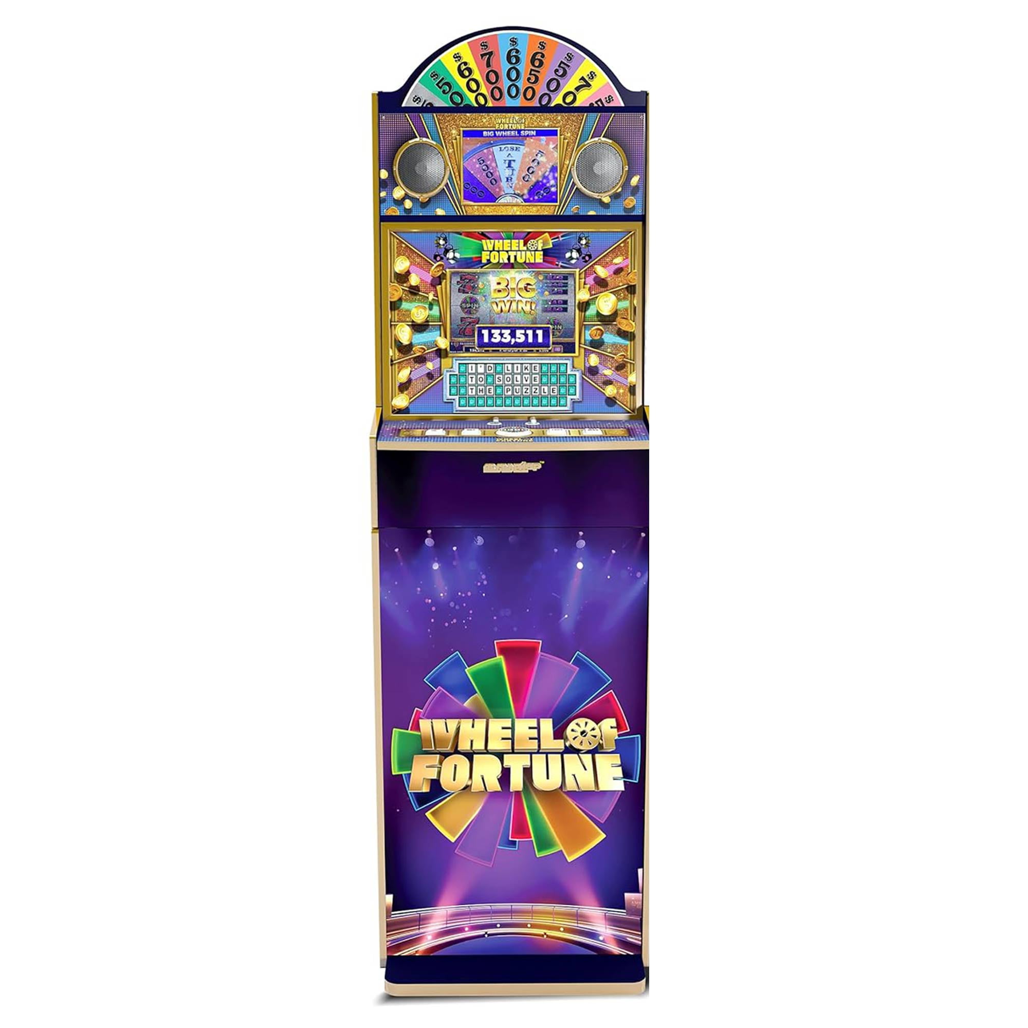 Wheel　of Fortune 3ED Arcade1Up Releases Wheel of Fortune Casinocade | The Pop Insider