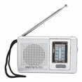thumbnail image 2 of Altavoz portátil Sanpyl AM FM Transistor 5W plateado, 2 of 6