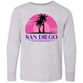 thumbnail image 3 of Inktastic San Diego California Beach Souvenir Long Sleeve Youth T-Shirt, 3 of 5