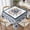 Black16, variant on Evil Eye Waterproof Picnic Party Square Table Cloth Cover Decorations Fabric 60 X 60 Inches Square Tablecloth for 30-46 Inch Home Dining Room Kitchen Decor