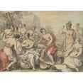 thumbnail image 2 of Hans Rottenhammer 24x19 Gold Ornate Framed and Double Matted Museum Art Print Titled - Minerva and the Muses (C. 1610), 2 of 4