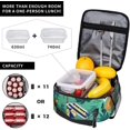 thumbnail image 4 of Reusable Lunch Bag Vacation Aloha Insulated Lunch Box Container Portable Cooler Thermal Lunch Tote Bag for Women Men Adult Work Office Picnic Travel Beach, 4 of 6