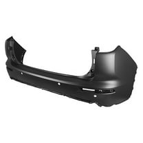 New Aftermarket  CAPA Unpainted Rear Bumper Cover Replaces 85012W050P With 4 Park Assist fits 2022-2024 Mitsubishi Outlander