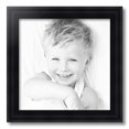 thumbnail image 2 of ArtToFrames 15x15 CM / 5.91x5.91 INCH Black Picture Frame, This 2.00 Inch  Wood Poster Frame is Satin Black Reverse Step (CMWOM-1419), 2 of 7