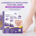 thumbnail image 2 of 5 Pairs Foot Peel Mask Exfoliant For Peeling Off Calluses, Soft Smooth Touch Natural Exfoliator For Dry Dead Skin, Callus, 2 of 5