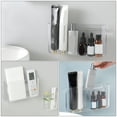 thumbnail image 2 of 2 cajas de almacenamiento transparentes para pared, sin perforaciones, 2 of 5