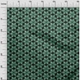 thumbnail image 2 of oneOone Cotton Poplin Green Fabric Geometric Sewing Fabric By The Yard Printed Diy Clothing Sewing Supplies 42 Inch Wide, 2 of 4