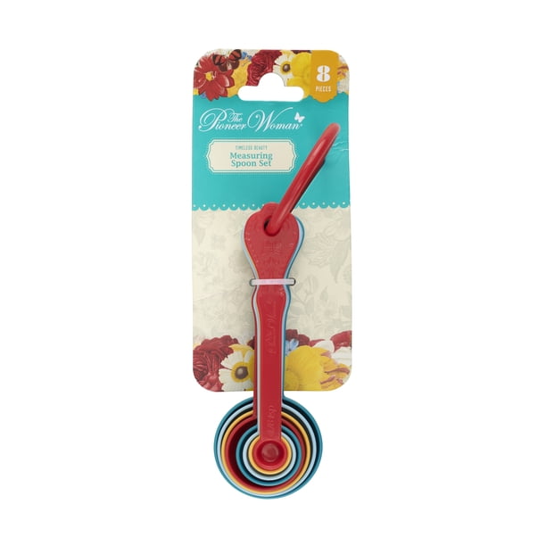 The Pioneer Woman 8-Piece Plastic Measuring Spoons Set - Walmart