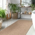thumbnail image 6 of CAMILSON Easy Jute Rug Indoor Outdoor Farmhouse Area Rugs Natural 2x7, 6 of 11