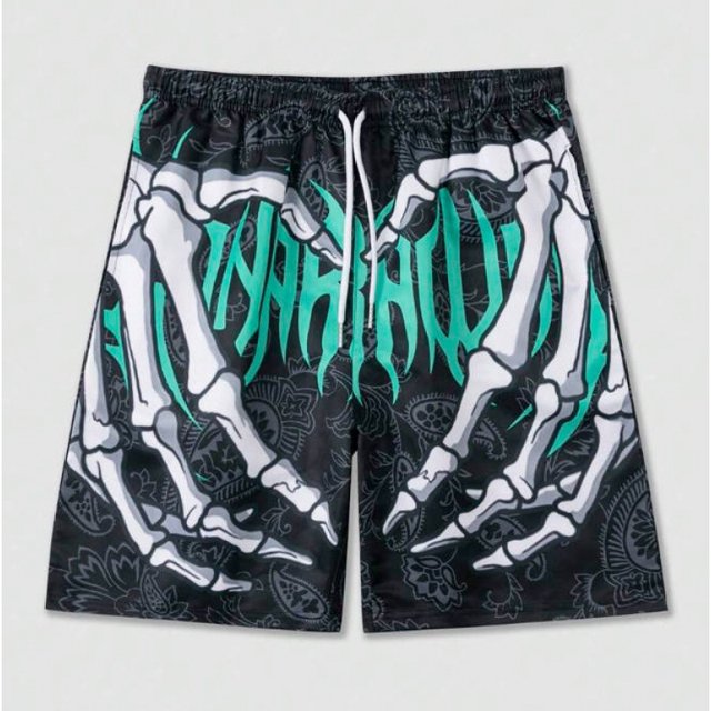 Summer men's shorts loose straight sand