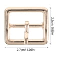 thumbnail image 6 of ELAYARD 20Pcs Stylish Gold Metal Belt Buckles Single Prong Replacement for Bags and Strap Crafts, 6 of 7