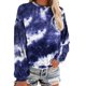thumbnail image 1 of Sudadera informal con teñido anudado para mujer, blusa holgada de manga larga suave y holgada Fridja  ghj987+4140, 1 of 6