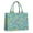 Light Blue Dinosaurs, variant on Large Capacity Tote Bag,Light Blue Dinosaurs Text Pattern Handbag Fashion Luxury Tote Bag,15.7"x13"x 5.1" Inches,Laptop Compatible