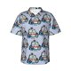 thumbnail image 1 of Balery Police Car Camisas hawaianas de manga corta para hombre, camisas playeras de corte holgado, camisas de vacaciones con botones,Small, 1 of 7