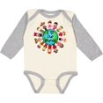 thumbnail image 3 of Inktastic Earth Day International Boys or Girls Long Sleeve Baby Bodysuit, 3 of 5