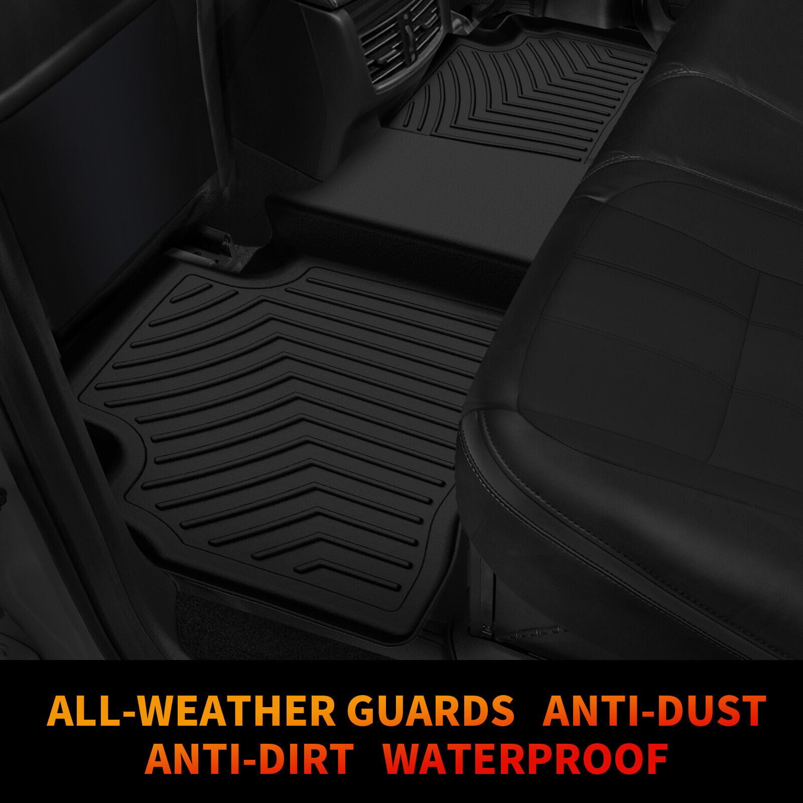 RVNI Floor Liners Mats car 2 Row For 2022 2023 Hyundai Tucson TPE All-Weather