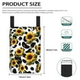 thumbnail image 7 of COEQINE Sunflower Crutch Pouch Cow Print Medical Crutch Accessories Walking Cane Pouch with Front Pockets and Drink Holder Crutch Organizer Pouch for Adults, Seniors, Kids, 7 of 7