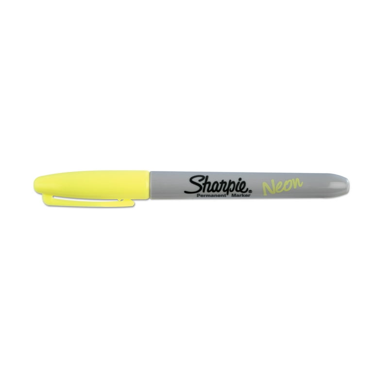 Yellow permanent 2024 marker pens