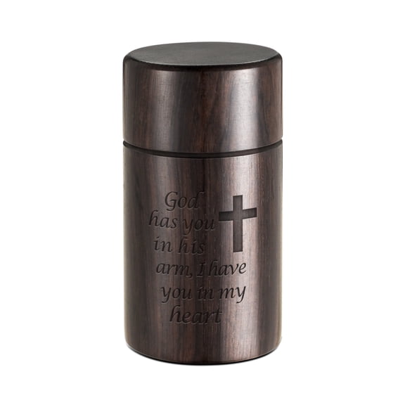XIUDA Small Urns for Human Ashes 2.9 Inch Wings Sandalwood Mini Urns for Ashes Decorative Urn Wooden Urn Keepsake Cremation Ash Tiny Urns