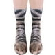 thumbnail image 3 of Calcetines unisex con estampado 3D de huellas de animales de SPRING PARK, de algodón, para hombre, mujer y niño, 3 of 7
