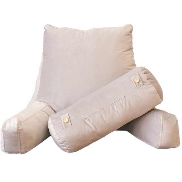 Reading Pillow Bedding Wedge Shredded Backrest Cushion with Arms
