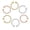 C, variant on 6Pcs 20G Horseshoe Septum Earrings Tragus Lip Nose Eyebrow Body Piercing Ring-A