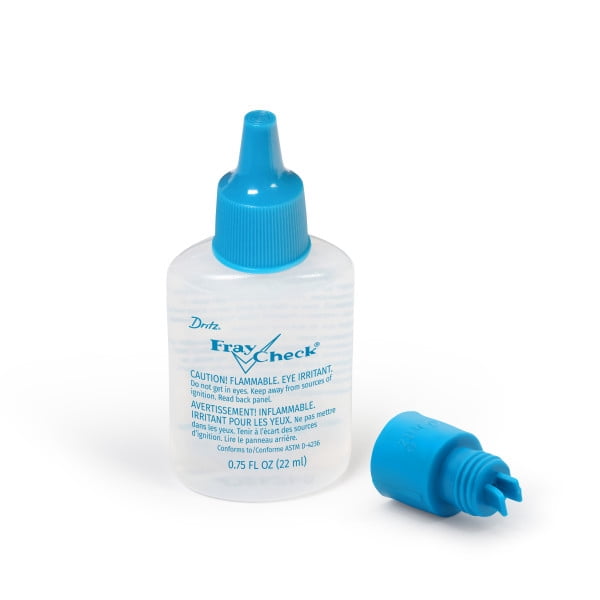 (2 pack) Dritz Fray Check with Fabric Guide Applicator Tip, 0.75 oz.