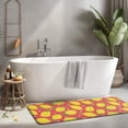 thumbnail image 2 of Yellow Lemon Fruit Dots Red Pattern Kitchen Rug Mat,Kitchen Runner Rugs Non Skid Washable,Decorative Kitchen Floor Mats for Kitchen,Sink,Laundry,17"x47.2", 2 of 7