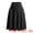 Black, variant on Women's Plus Size High Waist A-Line Skirt with Pockets 4X Black