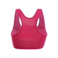 thumbnail image 2 of INSPIRE CHIC Women's Pullover Wire Free Racerback Removable Pads Bra Fuchsia, 2 of 6