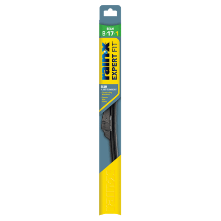 Rain-X Expert Fit Beam 17 Windshield Wiper Blade, Premium Wipers for Streak-Free, All-Weather Performance