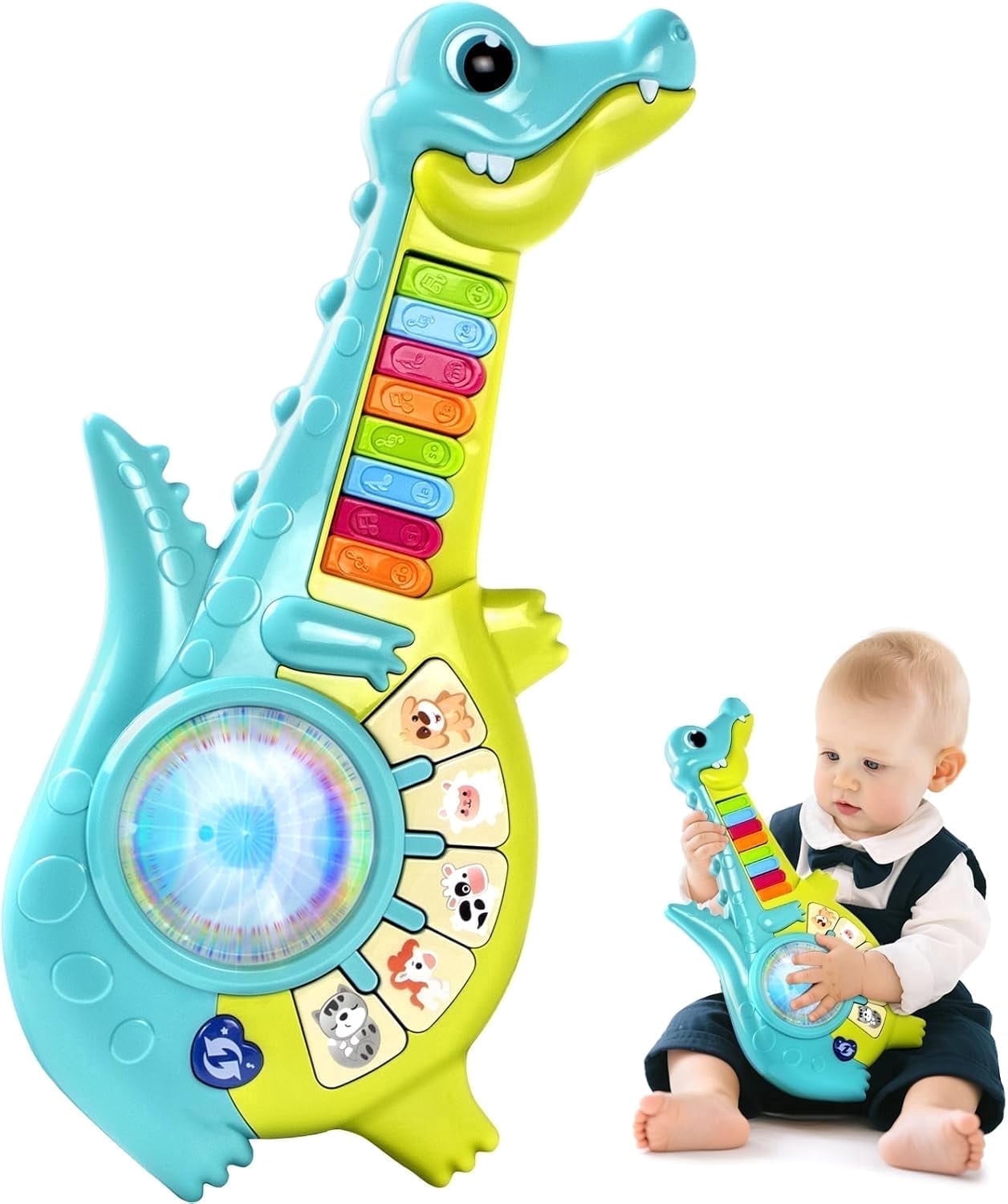 Disney, Coco Lights and Sounds Play Guitar, Multicolor, 24'' size