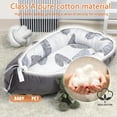 thumbnail image 3 of Baby Nest Soft Breathable Baby Bed Perfect for Newborn Gift（grey）, 3 of 4