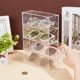 thumbnail image 3 of Organizador de gafas de sol acrílico de 4 niveles, estuche transparente para gafas, soporte para gafas, vitrina para gafas con 4 cajones, 3 of 6