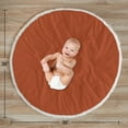 thumbnail image 4 of Sweet Jojo Designs Boho Fringe Orange and Ivory Baby Play Mat, 4 of 4