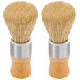 thumbnail image 1 of Brocha de afeitar Genixart Brocha de afeitar de cerdas naturales Brochas de afeitar de lujo para hombres como regalo para padre novio esposo (caja de regalo de 2 piezas), 1 of 5