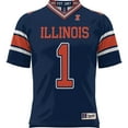 thumbnail image 2 of Men's GameDay Greats #1 Navy Illinois Fighting Illini Football Jersey, 2 of 4