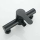 thumbnail image 1 of Grifo de ducha para baño, grifo de ducha de acero inoxidable negro para bañera, cabezal de ducha montado en la pared, 1 of 5